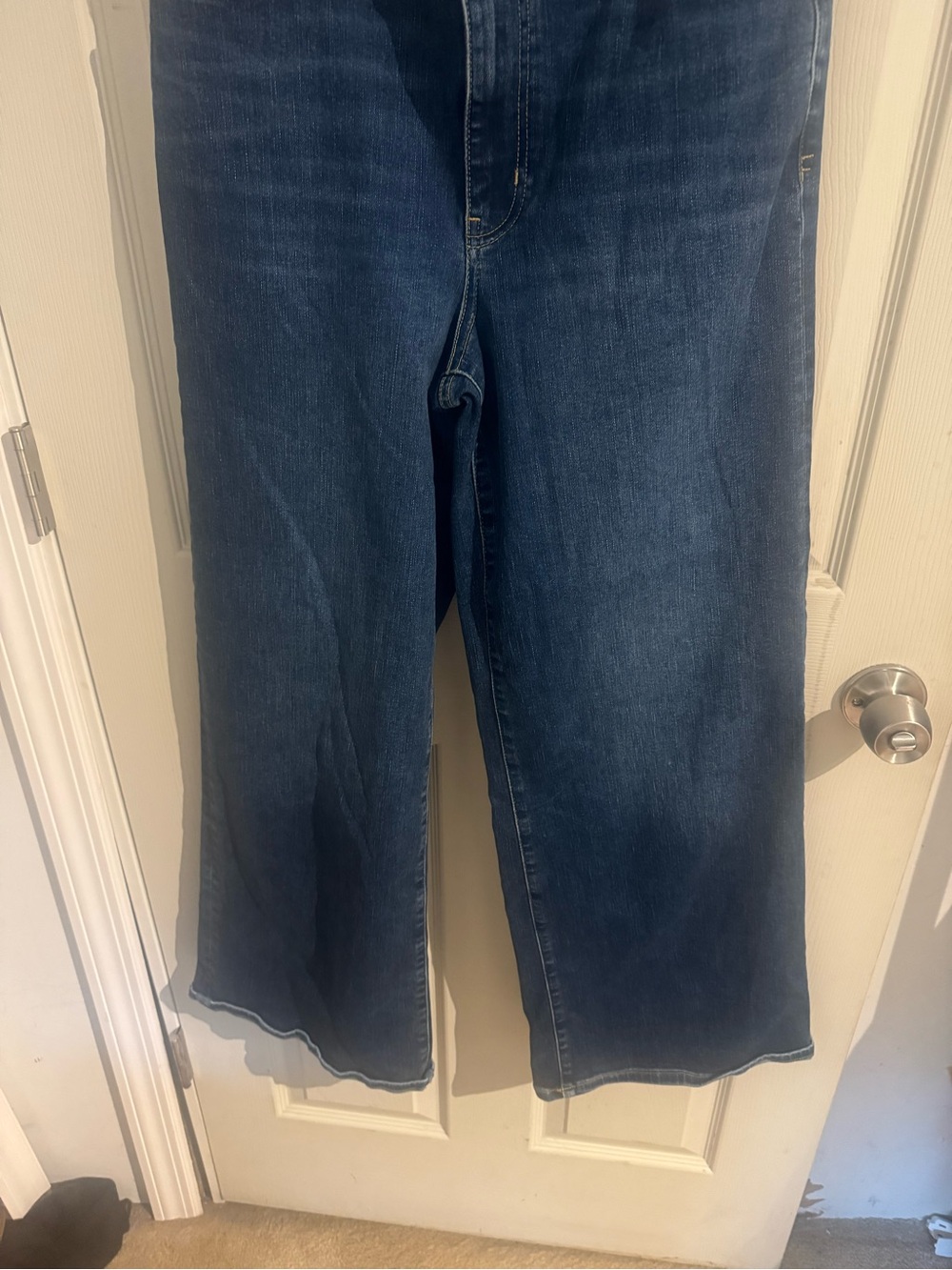 FRAME Le Slim Palazzo mid-rise straight-leg jeans Size 30